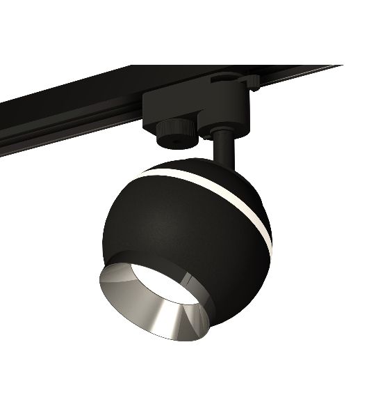 Светильник Ambrella light XT1102003 SBK/PSL черный песок/серебро полированное GU5.3 LED 3W 4200K (A2521, C1102, N7032)
