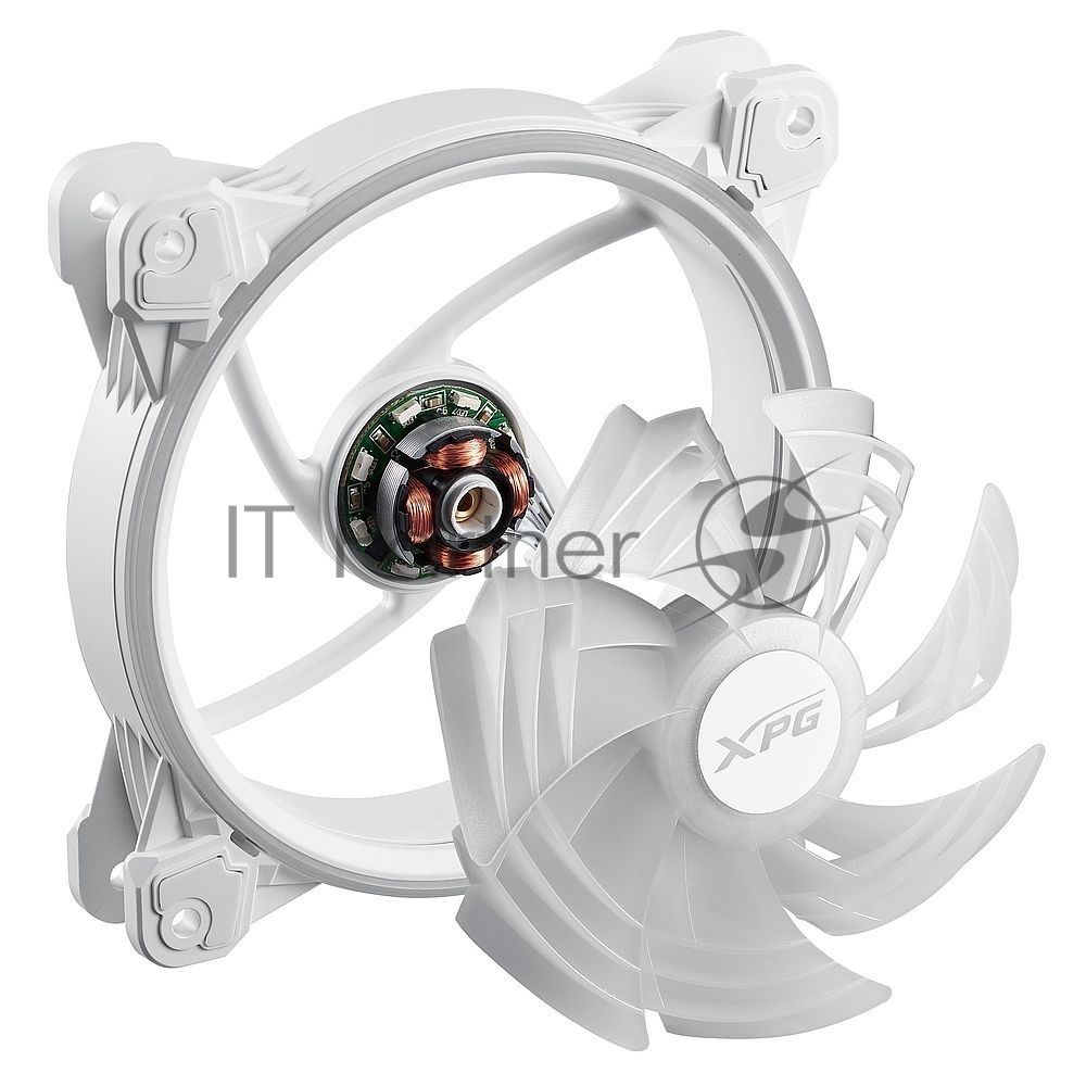 Вентилятор для корпуса XPG HURRICANE 120 ARGB PWM, белый 120мм 2000rpm 18.17db 4-pin