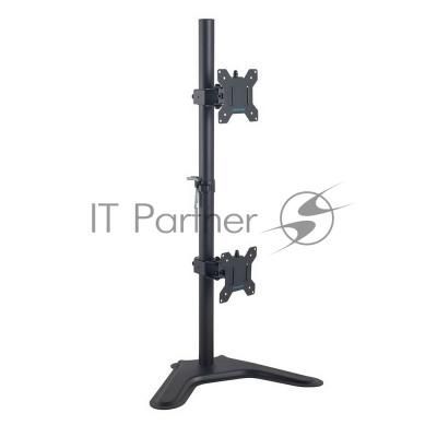 Кронштейн для мониторов ЖК Kromax OFFICE-30 темно-серый 15"-34" макс.10кг настольный поворот и наклон