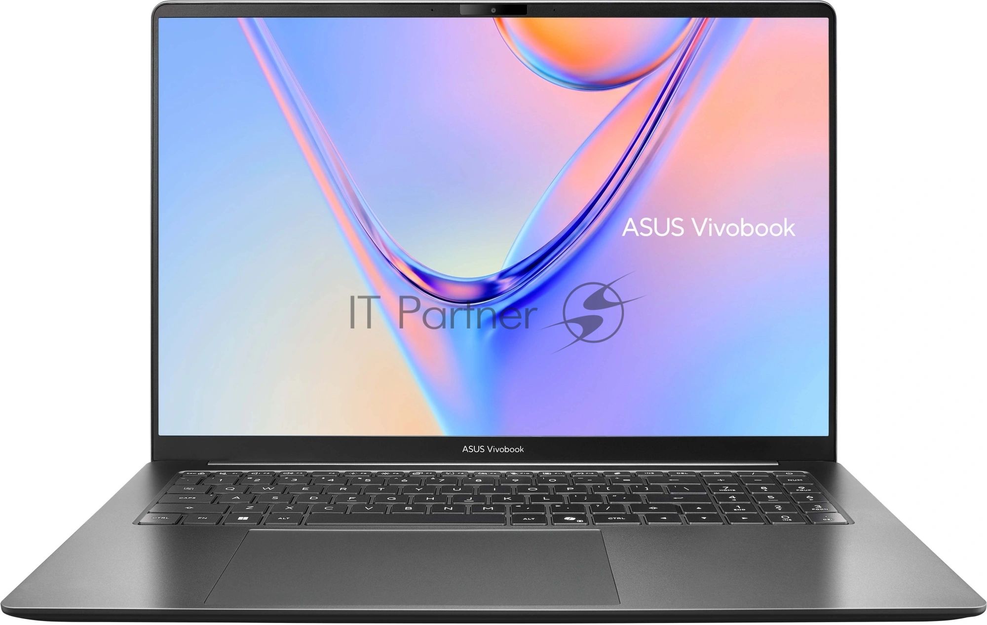 Ноутбук Asus VivoBook S16 S5652MA-TK122/16"/IPS/Intel Core 7 350/16Gb/512Gb SSD/Intel Graphics/без ОС/серый/1.5kg