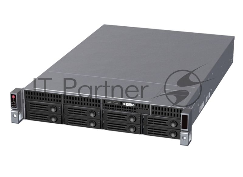Серверный корпус 2U rackmount CS-R28-03P, EATX, ATX, Micro-ATX and Mini-ITX mb, 8*3.5" HS SAS/SATA, 12G BP, w/RPSU 1200w, no rails