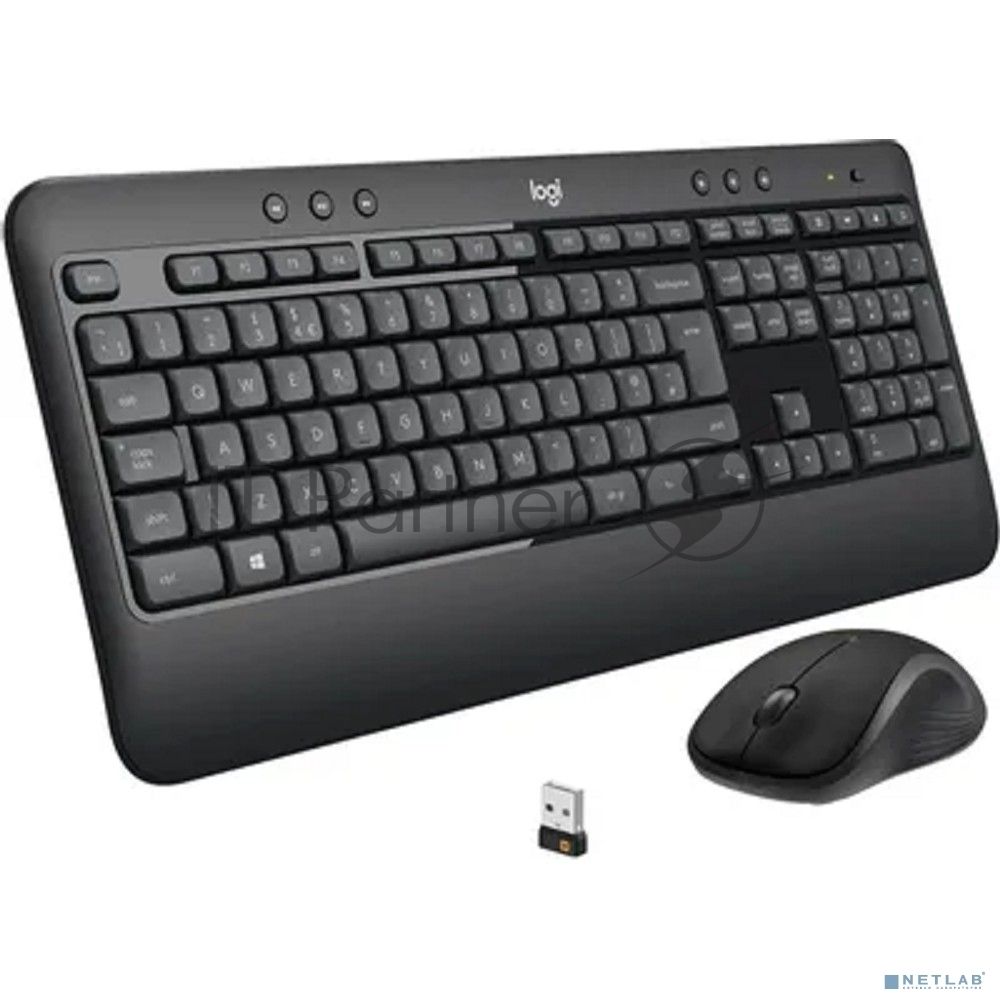 Комплект клавиатура+мышь Logitech MK540 Advanced беспроводной, USB, 1000 DPI, чёрный