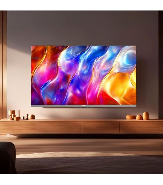 Телевизор Skyworth 75" 75Q66H черный серебристый QLED 4K UHD 60Hz Smart TV Google TV 2GB/16GB