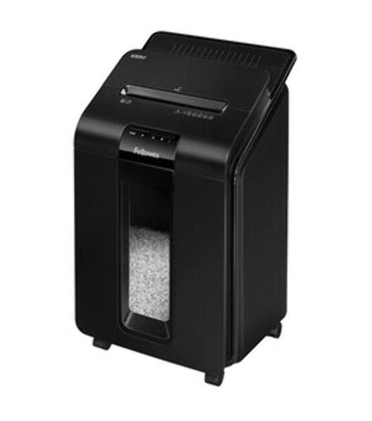 Шредер Fellowes AutoMax 100M (секр.P-4)/фрагменты/100лист./23лтр./скрепки/скобы/пл.карты