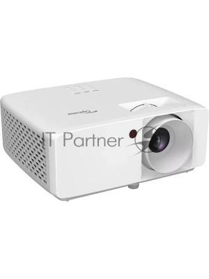 Лазерный проектор Optoma HZ146X-W DLP FullHD(1920x1080),3800 ANSI lm;2000000:1;Zoom 1,1x;TR 1.48-1.62:1;HDMI x2; AudioOUT x1 3.5мм; USB-A power 1.5A ; RS232; 15W mono; 34dB; 3kg белый (E9PD7KK01EZ1E)