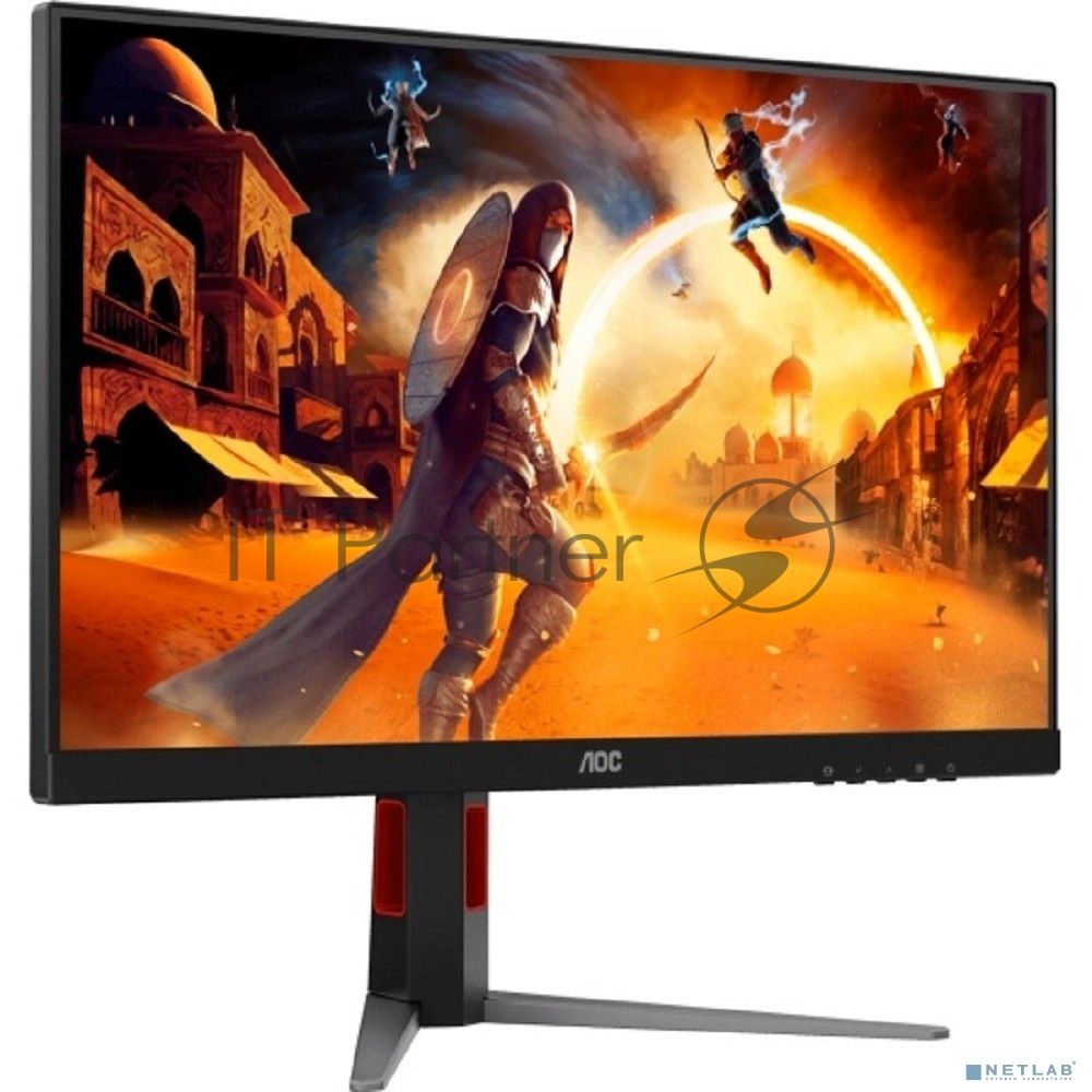 Монитор 27" AOC Q27G4Z IPS 2560x1440, 260 Гц, 1 мс, 16:9, 350 кд/м², HDMI 2.0, DP 1.4, 3.5 Jack, FreeSync, Flicker-Free, VESA 100x100, черный/красный