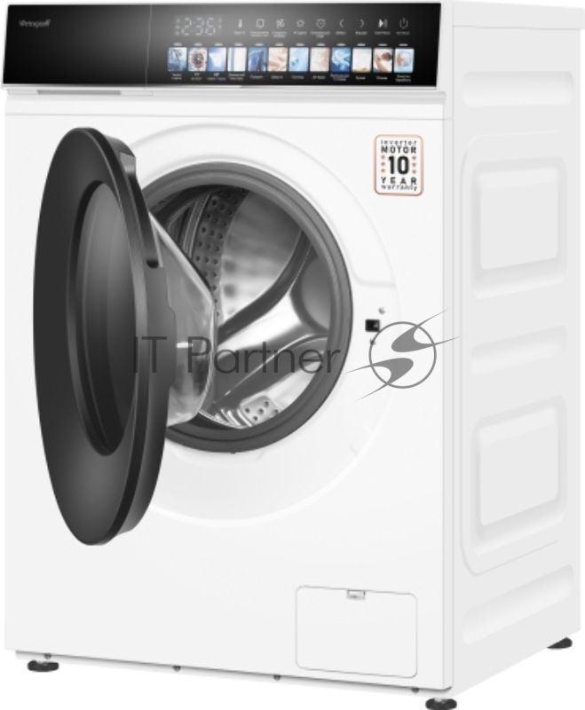 Стиральная машина Weissgauff WMD 59211 Touch Inverter белая, загрузка фронтальная 10.5кг, 1200 об/мин., класс: A+++