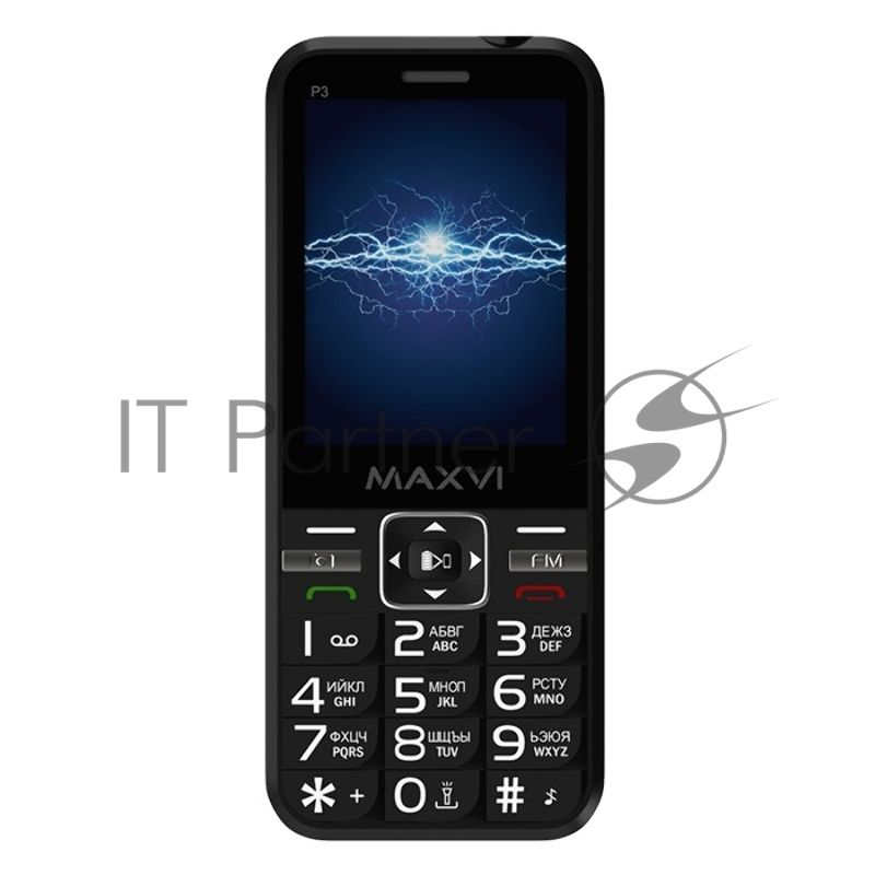 Мобильный телефон Maxvi P3 черный