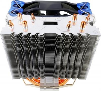 Кулер для процессора AeroCool Verkho 4 серебристый, 120 мм, алюминий/медь, 2000 об/мин, 27 дБ, 4 pin, 140 Вт, 156.5 мм