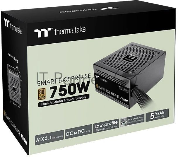 Блок питания Thermaltake Smart BX3 Pro SE 750W, 750Вт, 80+ Bronze, 120мм, немодульный, черный