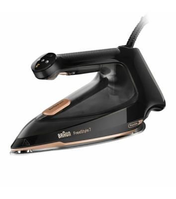 Утюг Braun FI7276BK черный/золотистый, 2000 Вт, 55 г/мин, 240 г/мин, 350 мл