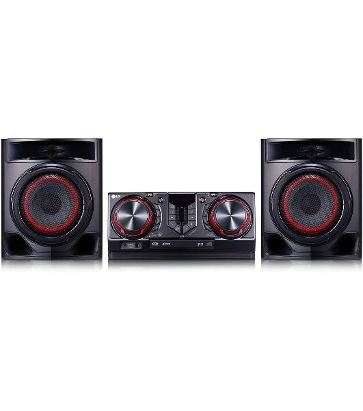 Мини-аудиосистема LG CJ44 черный 480Вт FM USB BT