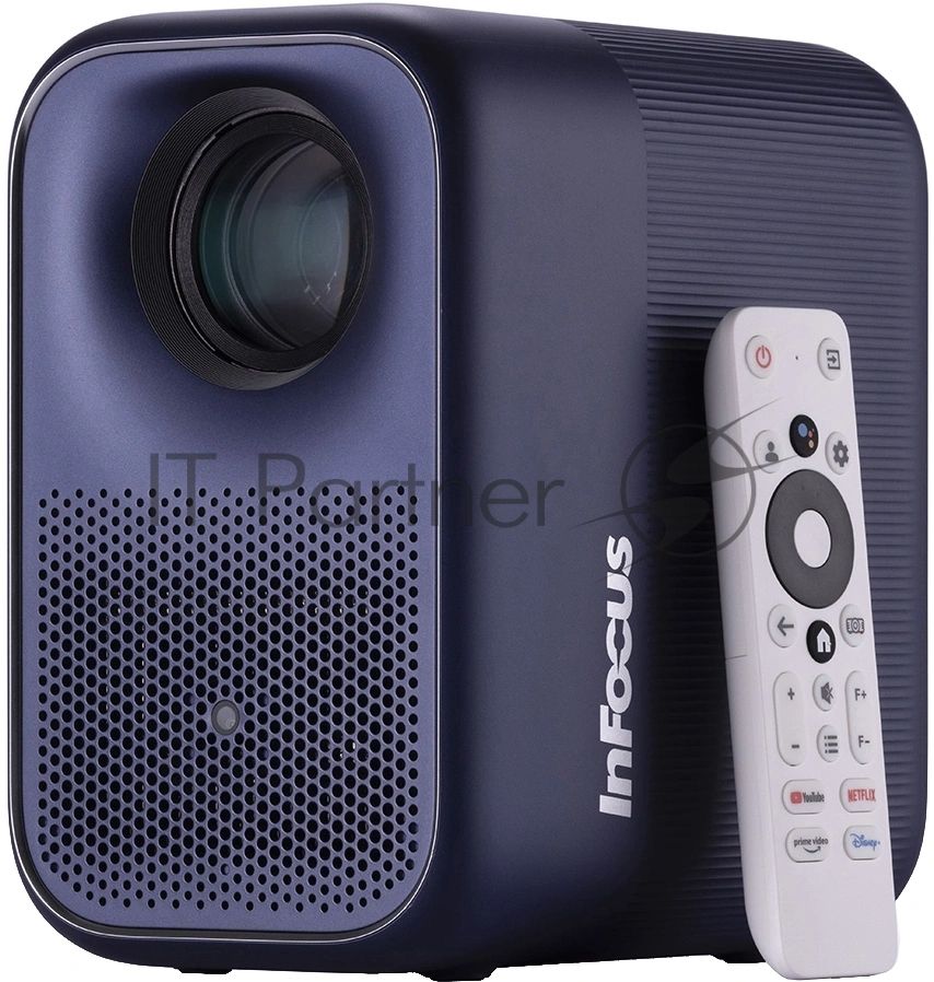 LED проектор InFocus IN3058SL Apex Master LCD, 500 lm, FullHD, (1.25:1), HDMI 2.1 (eARC), USB A, Bluetooth 5.0/BLE, wi-fi 2.4/5GHz, 2х3W, до 25 000ч., 2,07 кг