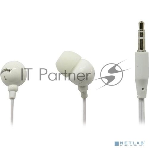 Внутриканальные наушники Smartbuy® COLOR TREND, белые (арт. SBE-1200)/320