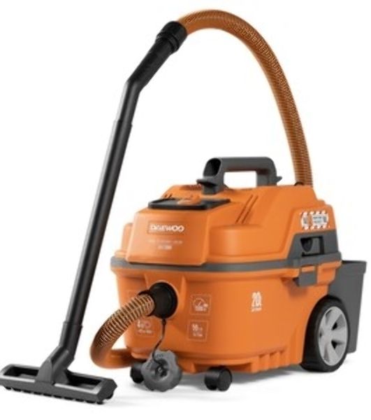 Строительный пылесос Daewoo DAVC 2000 Home 1500Вт (уборка: сухая/сбор воды/выдув) оранжевый