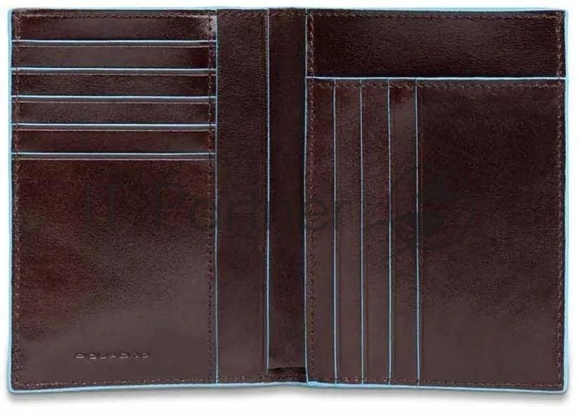 Кошелек мужской Piquadro Blue Square PU1393B2/MO, натур.кожа, красное дерево