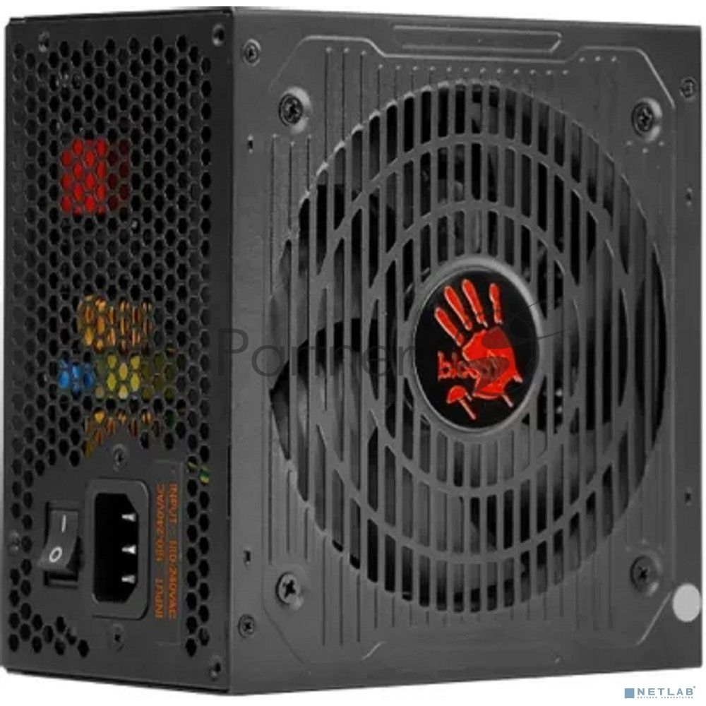 Блок питания Bloody BD-PS750G, 750Вт, 80 PLUS Gold, 120мм, черный