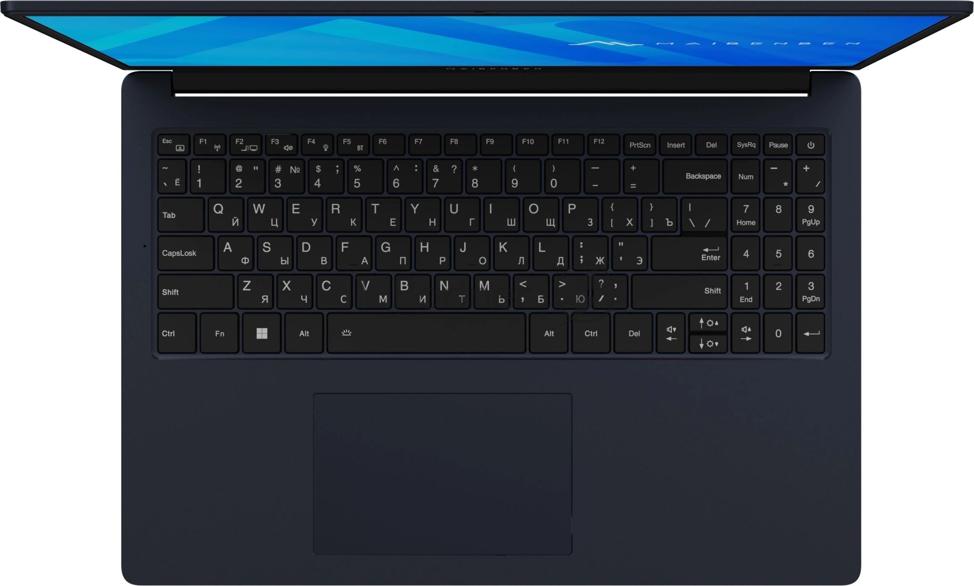 Ноутбук Maibenben M675/16"/IPS/AMD Ryzen 5 7430U/16Gb/512Gb SSD/AMD Radeon Graphics/Windows 11 Home/синий/1.79kg
