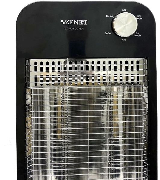Тепловентилятор Zenet ZET-517 белый, керамический, 20 м², 1000 Вт, термостат
