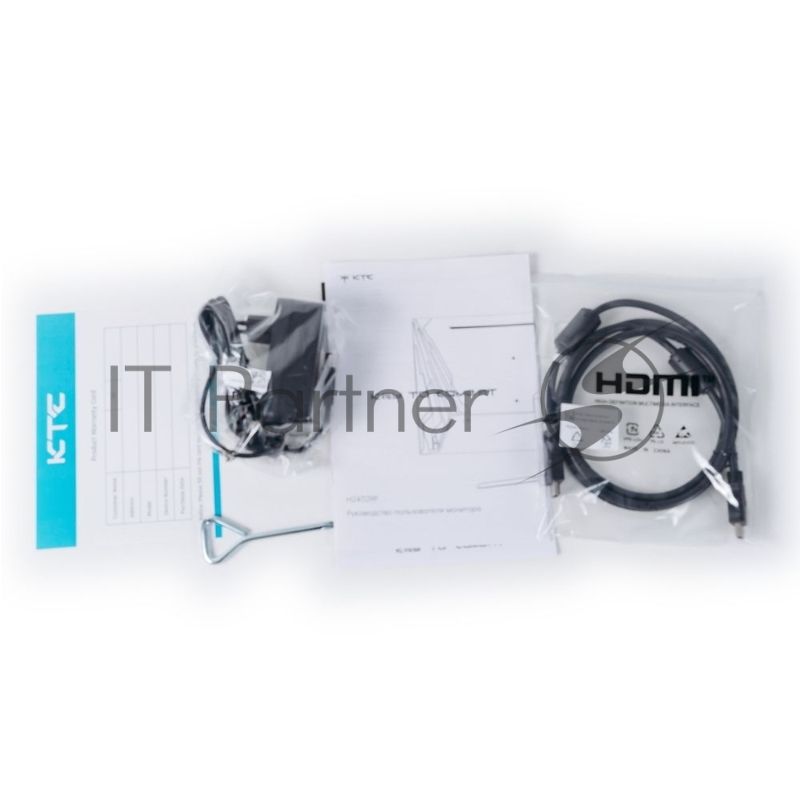 Монитор 23.8" KTC H24T09P IPS 1920x1080, 165 Гц, 1 мс, 16:9, 300 кд/м², 2xHDMI, 2xDP 1.2, 1x3.5 мм, черный