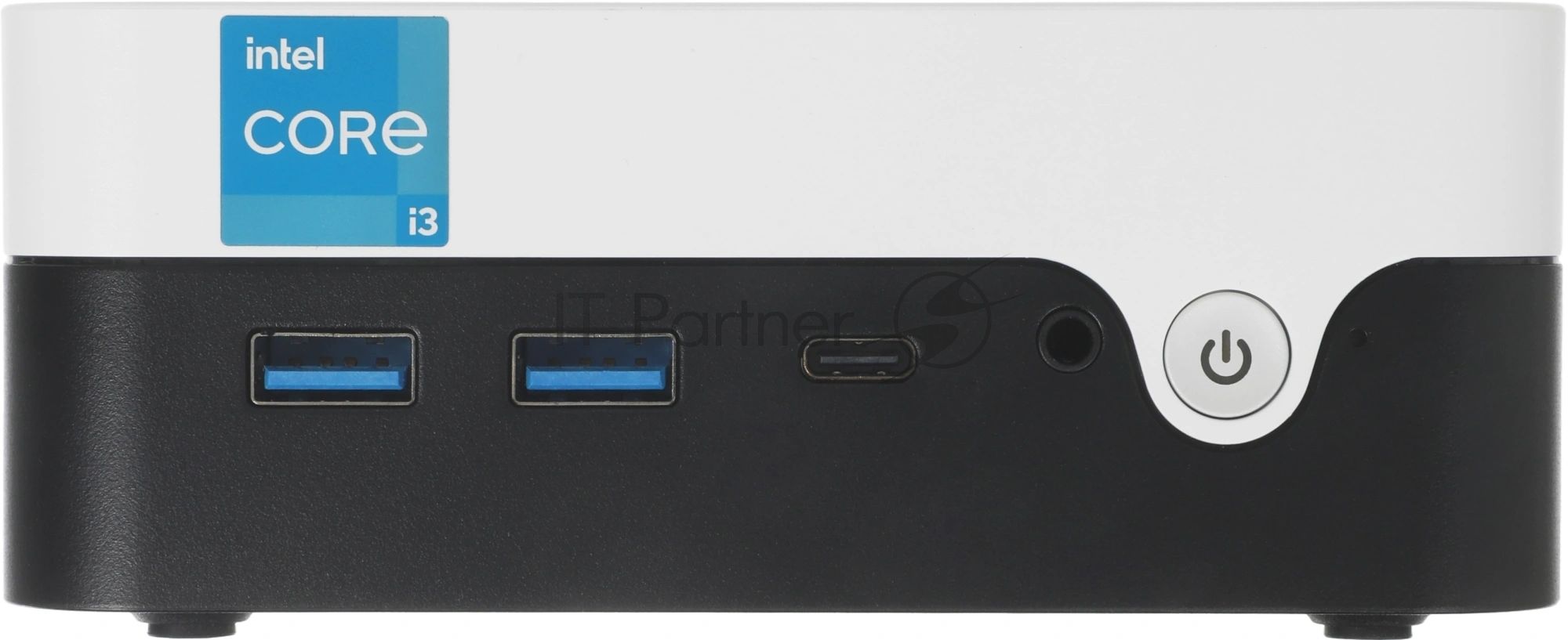 Неттоп Chuwi LarkBox X i3 1220P (1.5) 8Gb SSD256Gb UHDG Windows 11 Pro GbitEth WiFi BT 90W черный/белый