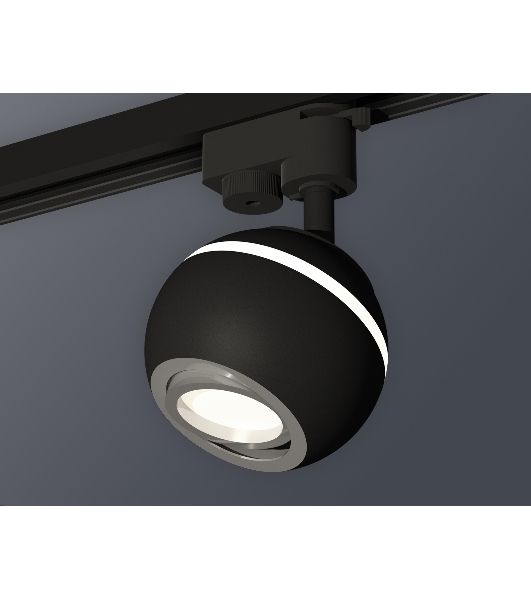 Светильник Ambrella light XT1102022 SBK/PSL черный песок/серебро полированное MR16 GU5.3 LED 3W 4200K (A2521, C1102, N7003)