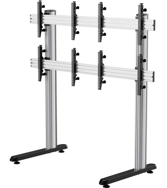 Стойка для телевизора Cactus CS-FS-TV4-PRO черный, 45-55" макс. 50 кг, напольный мобильный
