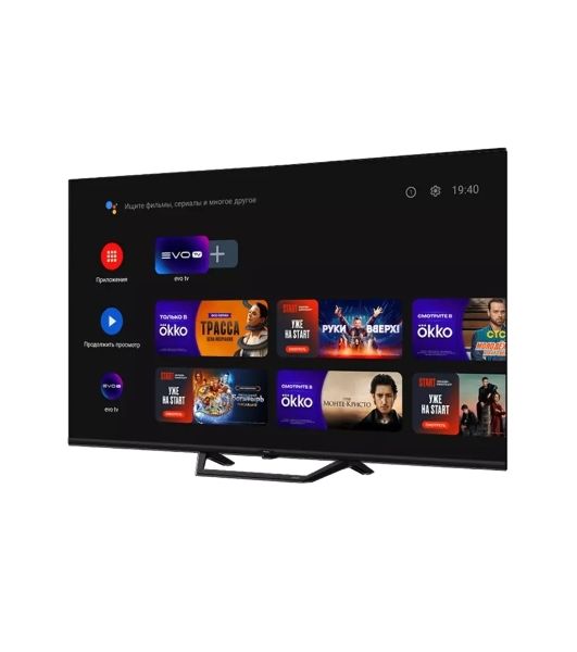Телевизор Haier 75" S2 Pro DH1WVFD02RU черный QLED 4K UHD 60Hz Smart TV 2GB/16GB