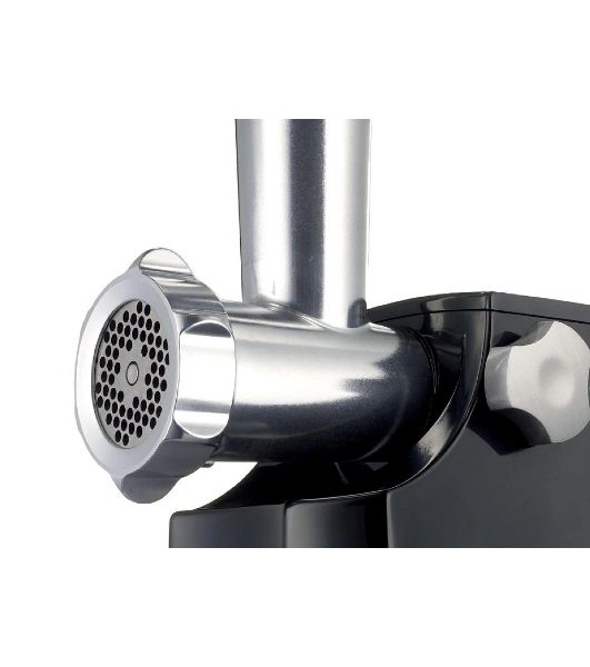 Мясорубка электрическая Kenwood MG474 черный, 1500 Вт, 1.5 кг/мин, реверс, защита от перегрузки, насадки - 6