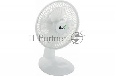 Вентилятор настольный Rix RDF-2200W белый