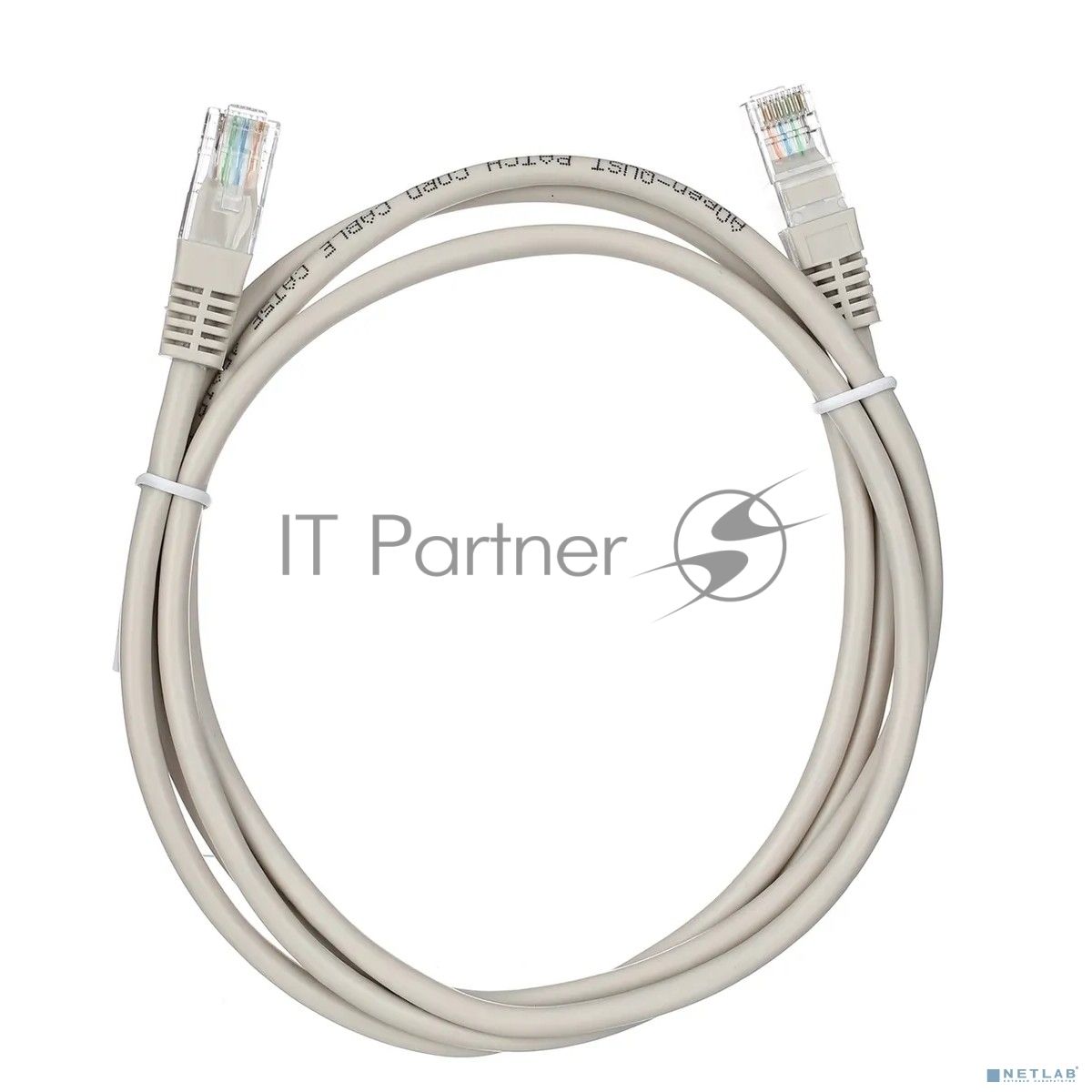 Патч-корд литой "Aopen" UTP cat.5е 1,5м серый