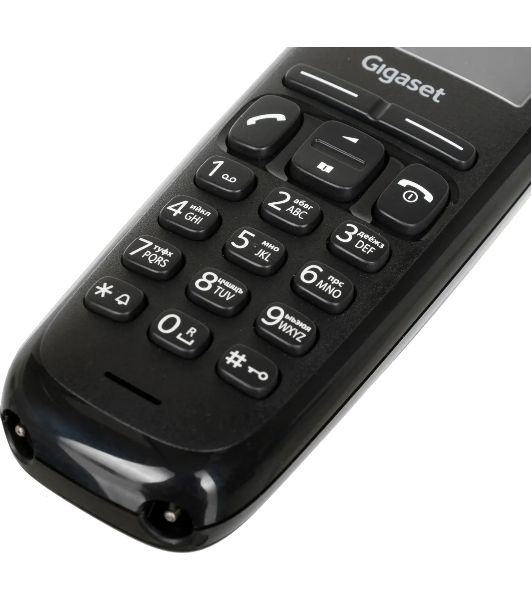 Радиотелефон Dect Gigaset A170 DUO черный (труб. в компл.:2шт) АОН