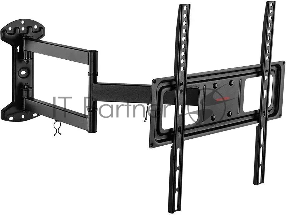 Кронштейн для телевизора Arm Media LCD-415 черный, 24"-55" макс. 35 кг, настенный, поворотно-выдвижной и наклонный