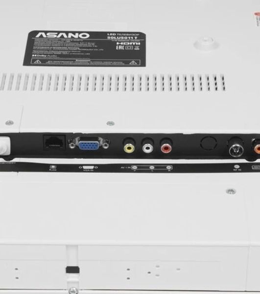 Телевизор Asano 50" 50LU5011T белый DLED 4K UHD 60Hz Салют ТВ