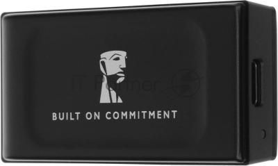 Внешний SSD Kingston XS1000, 1TB, USB 3.2 Gen 2 Type-C, R/W 1050/1000, черный
