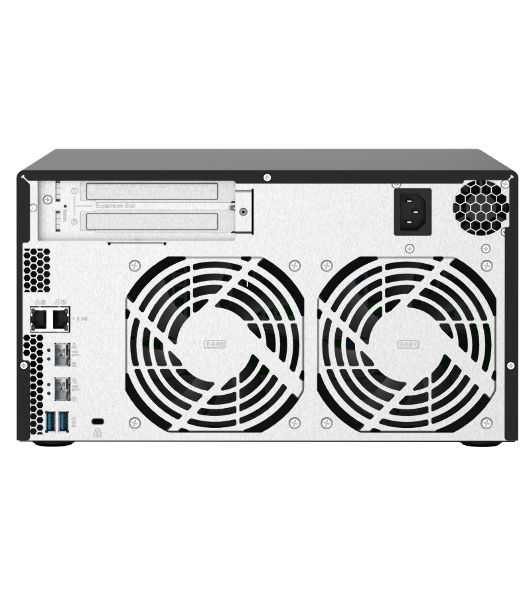 Сетевое хранилище без дисков SMB QNAP TS-832PX-4G 8-Bay NAS, AL324 64-bit quad-core 1.7GHz, 4Gb DDR4 SO-DIMM RAM (up to 1x16 Gb), 8 x 3.5"/2.5" drive slots, 2 x 10GbE SFP+ LAN, 2 x 2.5 GbE LAN, 3 x USB 3.2, PCIe slotGen.2 x 2, 3xUSB 3.2