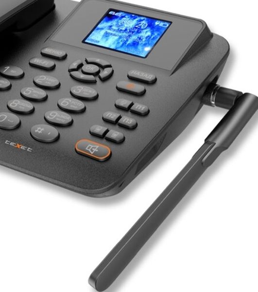 Стационарный сотовый телефон GSM teXet FX-200 черный