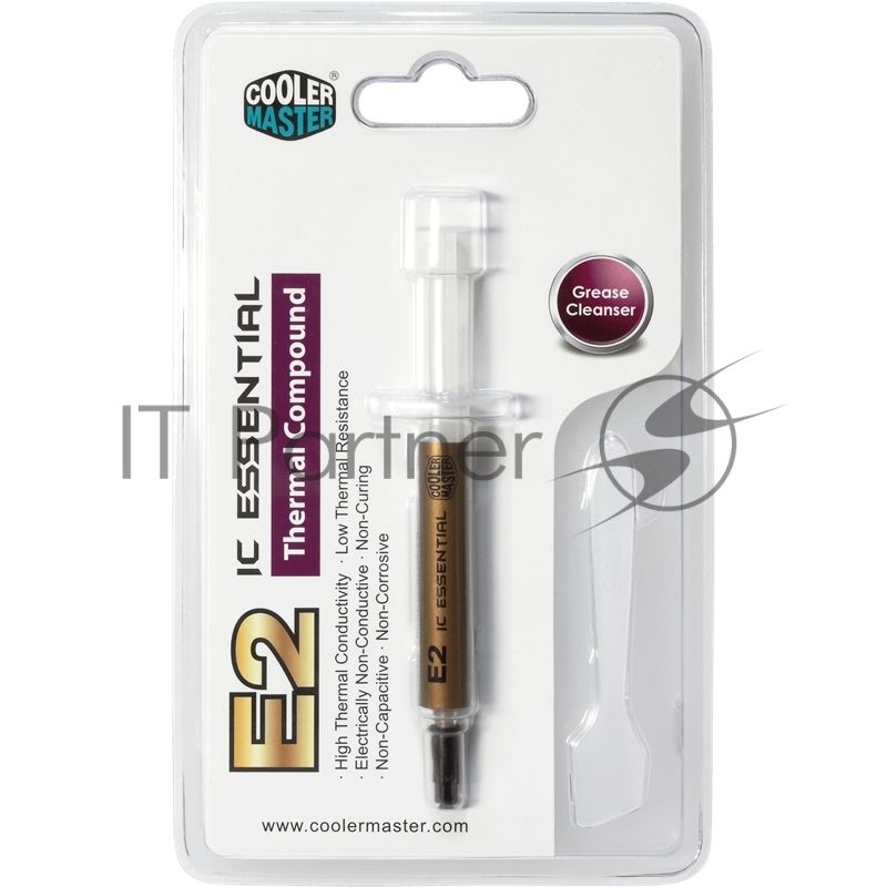 Термопаста Cooler Master IC-Essential E2 (RG-ICE2-TA15-R1) светло-золотистая термопаста, 3.4 г