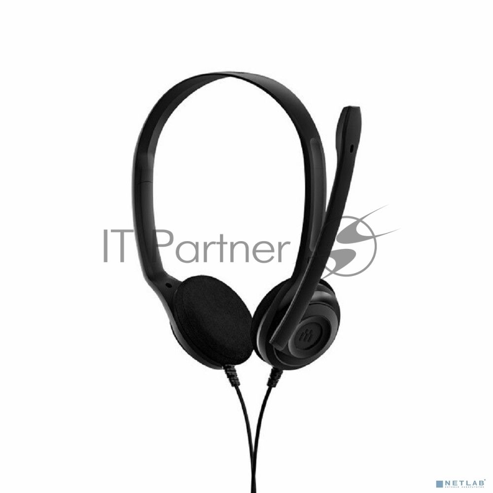 Гарнитура EPOS PC 3 Chat чёрный, проводная, 2 x mini jack 3.5 мм