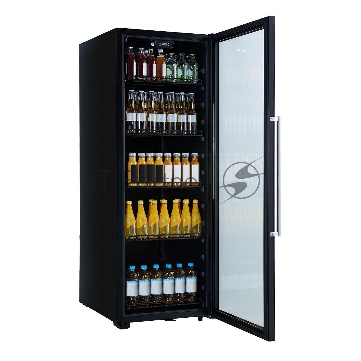 Винный шкаф CellarPrivate CP155AB чёрный, 410 л, 1 отсек, 152 бут., класс A