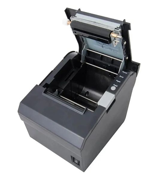 Чековый принтер Mertech MPRINT G80 прямая термопечать, 203 dpi, 250 мм/сек, Ethernet, RS-232, USB, Wi-Fi, черный
