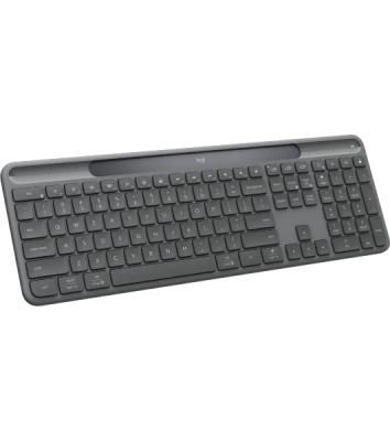 Клавиатура Logitech Signature Slim Solar K980 беспроводная, Bluetooth, серый