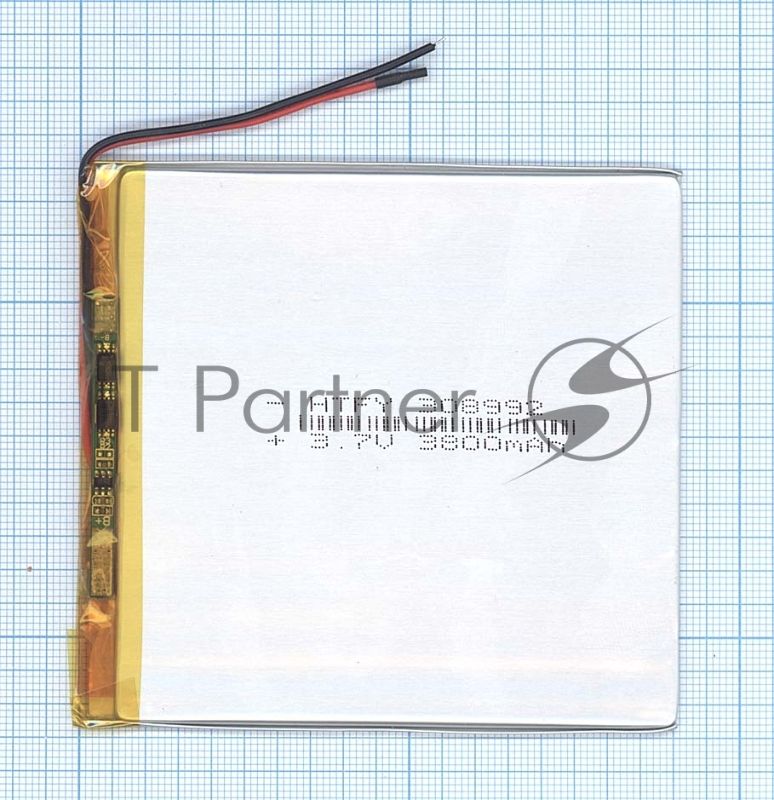 Аккумулятор Li-Pol (батарея) 3x89x92мм 2pin 3.7V/3800mAh