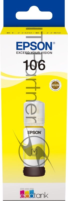 Чернила Epson 106Y C13T00R440 желтый (70 мл) для Epson L7160/7180