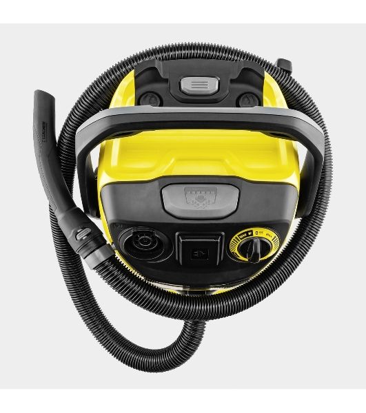 Строительный пылесос Karcher WD 6 P S V-30/8/35/T (YSY) желтый, 300/1300 Вт, уборка сухая/сбор воды, пылесборник мешок/контейнер, 30 л