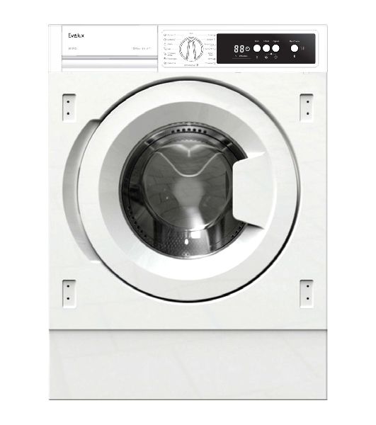 Стиральная машина встраиваемая Evelux EWI 61408 белый, загрузка фронтальная 8 кг, 1400 об/мин, класс A+++