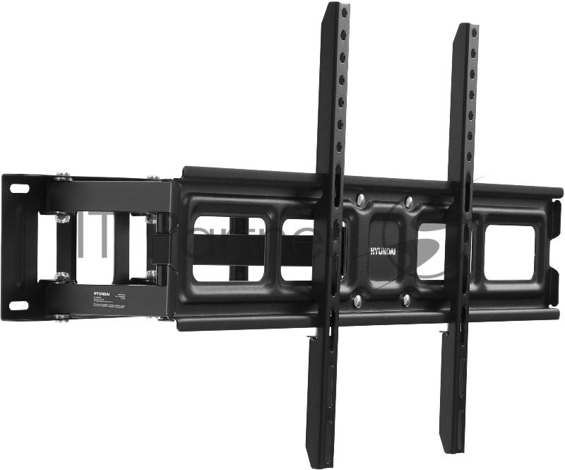 Кронштейн для телевизора Hyundai GL-N5 черный 32"-75" макс.40кг настенный поворотно-выдвижной и наклонный
