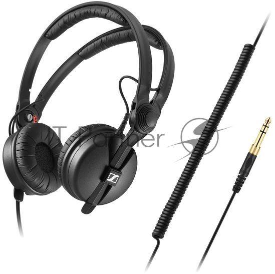 Наушники Sennheiser 506908/ накладные закрытые 16-22000Гц 1,5м отсоединяемый кабель+3м витой, 3.5мм/6.3мм 120дБ 70Ом