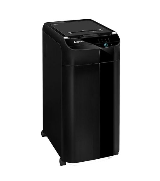 Шредер Fellowes AutoMax 350C (секр.P-4)/фрагменты/350лист./68лтр./скрепки/скобы/пл.карты/CD