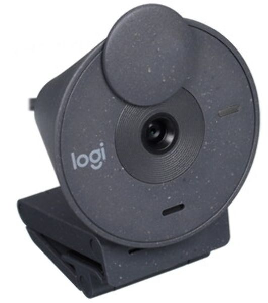 Веб-камера Logitech Brio 300 1920x1080, 30 кадр/с, USB Type-C, микрофон (шумоподавление), автоматическая фокусировка, автоосвещение, универсальное крепление